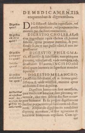 I. De Medicamentis coquentibus & digerentibus.