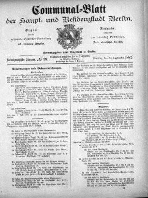 1882,39: No. 39, 24. September 1882