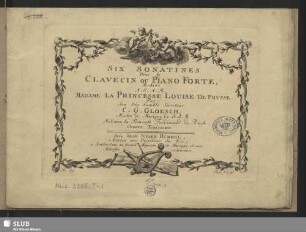 Six Sonatines pour le Clavecin ou Piano Forte : Oeuvre Troisieme