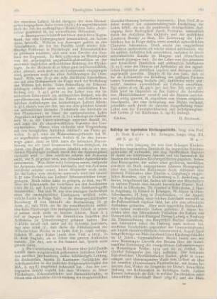 162-164 [Rezension] Kolde, Theodor (Hrsg.), Beiträge zur bayerischen Kirchengeschichte. 1. Bd