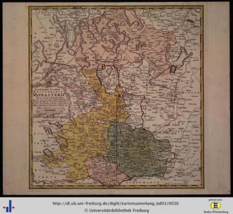 Territorium seculare episcopatus Monasterii Munster Germanis dicti