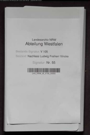 42 Briefe des Sohnes Ernst Vincke