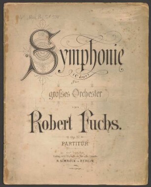 Symphonie (C-Dur) : für gr. Orchester ; op. 37