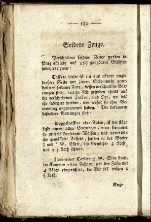 Seidene Zeuge. - Bänder-Seidene.