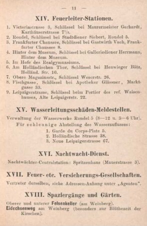 XVII. Feuer- etc. Versicherungs-Gesellschaften.