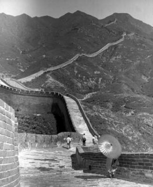 Besucher auf der Chinesischen Mauer
