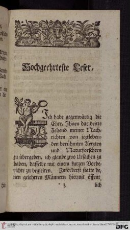 Hochgeehrteste Leser