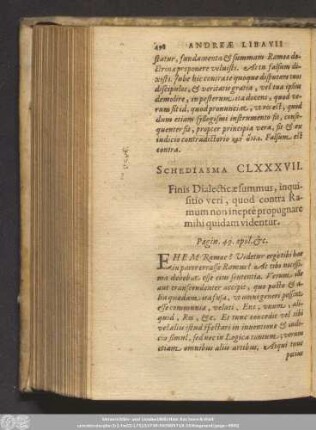Schediasma CLXXXVII.