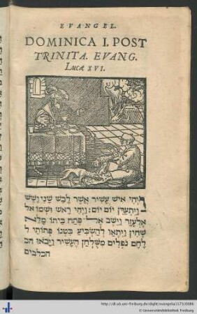 Dominica I. Post Trinita. Evang. Lucae XVI.