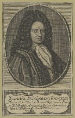 Bildnis des Joannes Friedemann Schneider