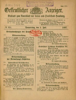 1. Juli-30. September = No. 151-229