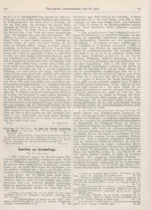 279-282 [Rezension] Oeschey, Rudolf, Grundlinien für den kirchlichen Neubau