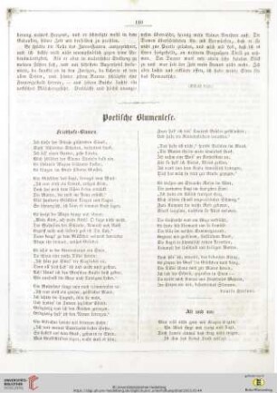 Poetische Blumenlese