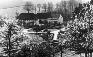 Triebischtal-Kobitzsch. Obermühle oder Lange-Mühle, Ansichtskarte, Repro