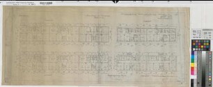 Münster (Münster) Wohnung Inselbogen Bauabschnitt VII Grundrisse 1929 1 : 100 39 x 96 Pause Westfälische Heimstätte Wohnungsgesellschaft Münsterland