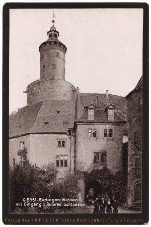 Schloss, Büdingen: Eingang zum inneren Schlosshof