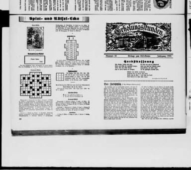 Front page of a newspaper