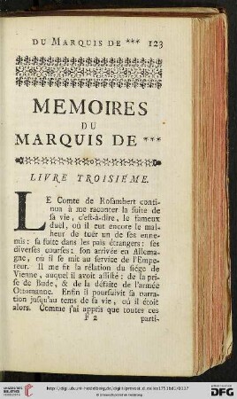 Livre troisieme