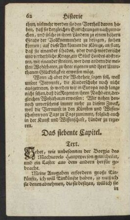 Das siebente Capitel.