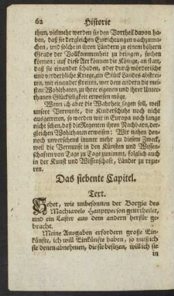Das siebente Capitel.