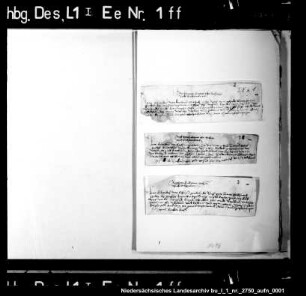 Sendung von Essig (?) an Graf Anton zu Holstein-Schaumburg