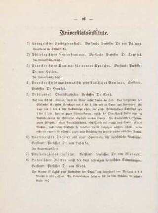 16-18, Universitätsinstitute