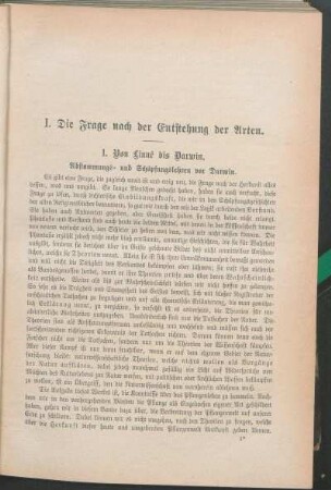 Die Pflanzenarten als Floren und Genossenschaften.