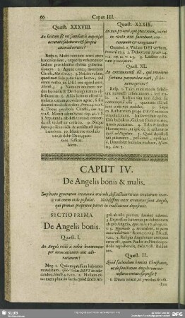 Caput IV. De Angelis bonis & malis