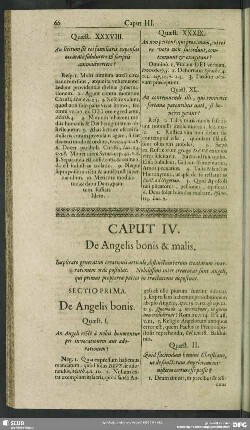 Caput IV. De Angelis bonis & malis