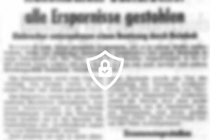 Italienischem Gastarbeiter alle Ersparnisse gestohlen