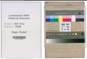 Entnazifizierung Rudolf Illigen , geb. 16.08.1918 (Lehrer)