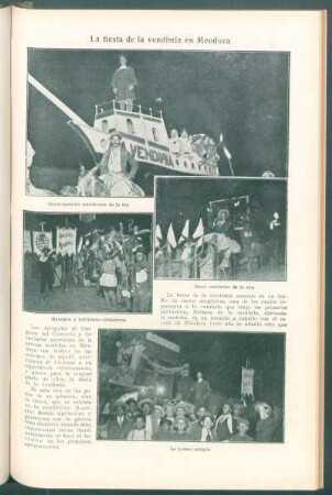 La fiesta de la vendimia en Mendoza