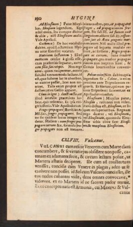 CXLVIII. Vulcanus.