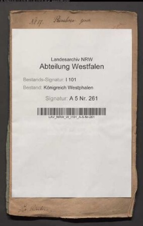 Gesetzlich allodifizierte Kronlehen des Distrikts Paderborn