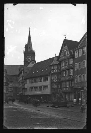 Marktplatz Blickrichtung Stiftskirche