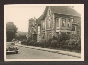 Leopoldstraße Haus Nr. 24 / Fassade. Detmold. Leopoldstraße. Papierabzug