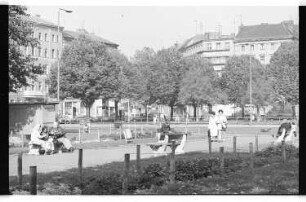 Kleinbildnegativ: Oranienplatz und Naunynstraße, 1978