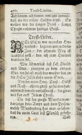 Trost-Lieder.