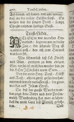 Trost-Lieder.