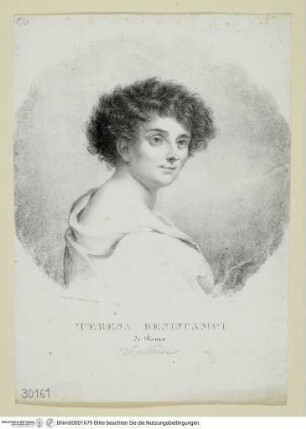 Portrait der Teresa Benincampi - Teresa Benincampi di Roma (Scultrice)