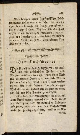 401-406, 40. Kap. Der Tuchscheerer.
