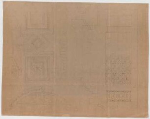 Thiersch, Friedrich von; Wiesbaden; Kurhaus - Portikus (Schnitt, Details)