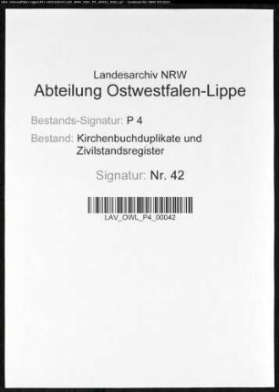 Kirchenbuchduplikate der evangelischen Gemeinde (GHT 1861-1869, GHT 1871-1874). (Gemeinde: Brechten, evangelische Gemeinde)