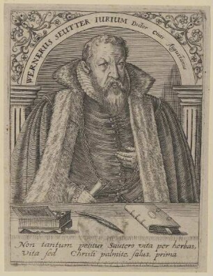 Bildnis des Wernerus Seutter