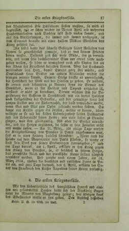 4. Die ersten Kriegsvorfälle