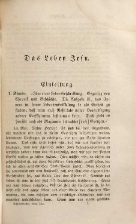 Das Leben Jesu : Vorlesungen an d. Univ. zu Berlin im Jahr 1832 gehalten