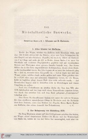 17: Mittelalterliche Bauwerke