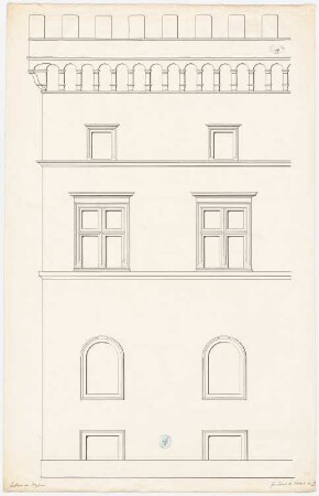 Palazzo Veneziano, Rom: Fassadenansicht