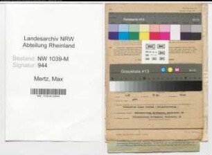 Entnazifizierung Max Mertz , geb. 26.02.1893 (Metzger)