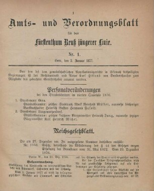 3. Januar- 26. Dezember = Nr. 1-52